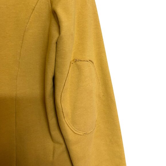 Neon Buddha Mustard Chunky Button Front Blazer Jacket Size S - Picture 5 of 7